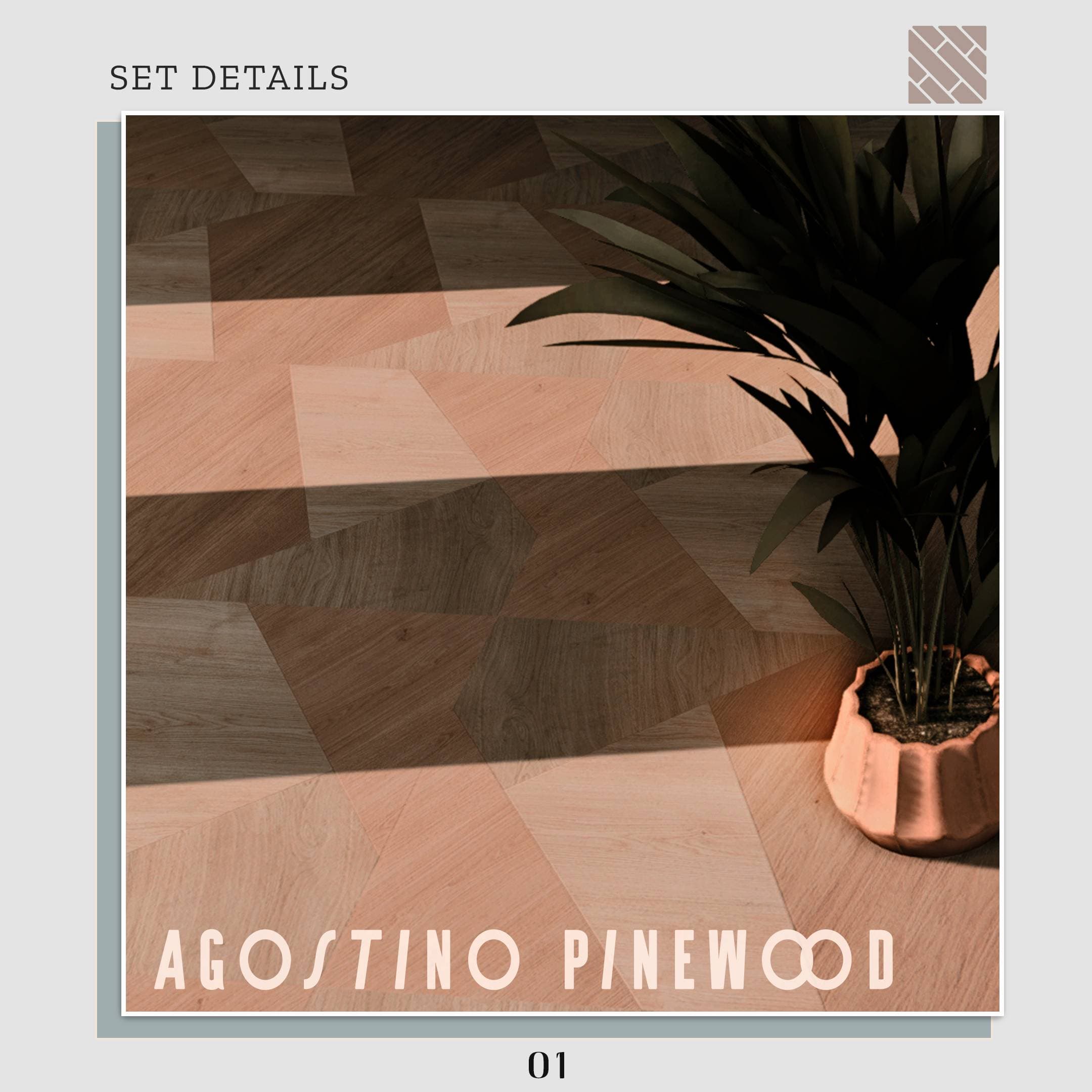 Галерея мода Набор напольных покрытий Crest Floor Collection P1 #1